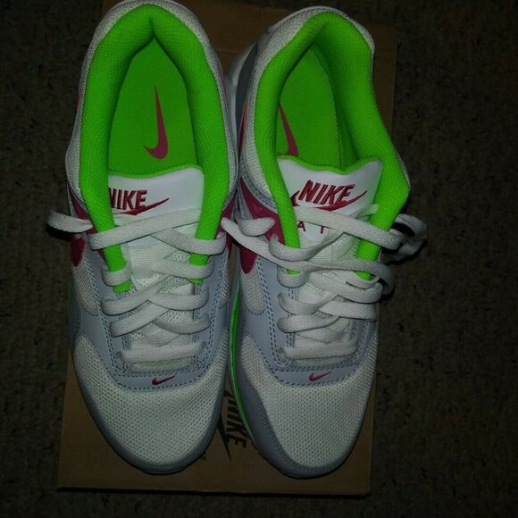 Nike Women's Air Max Correlate Shoes Gray White Lime Green 511417-163. - Picture 6 of 7